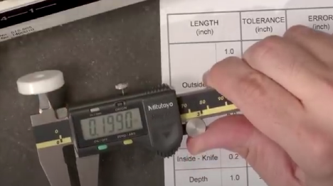Vernier calibration shop