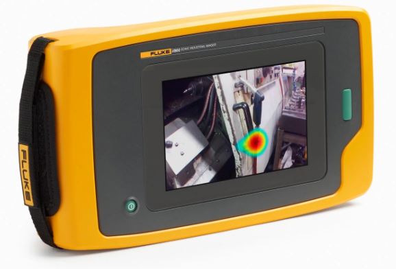 The Fluke ii900 Sonic Industrial Imager can be used to detect leaks in central air supply pipes and medical gas delivery systems, because it is approved for use in areas where volatile gases like oxygen or nitrous oxide might be present.