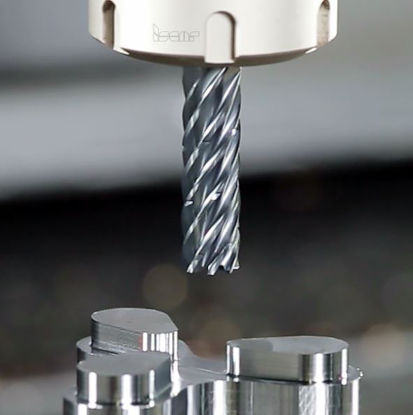 Fig. 2 – A chip-splitting cutting edge design significantly improves chip evacuation and provides satisfactory surface finish.