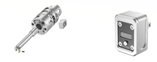 Offering no-mistake adjustments and accuracy to within 2 microns, Kennametal’s eBore digital device is an optional—though extremely useful—part of the Kennametal Digital Boring System