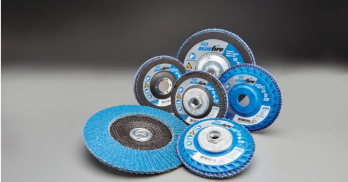 BlueFire R860 Flap Discs are over graded, acting coarser for faster, smooth metal removal.