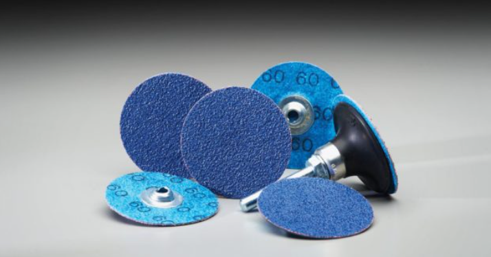 BlueFire R860 Cloth Quick-Change Discs have an improved base adhesion which reduces grain shedding and minimizes loading.