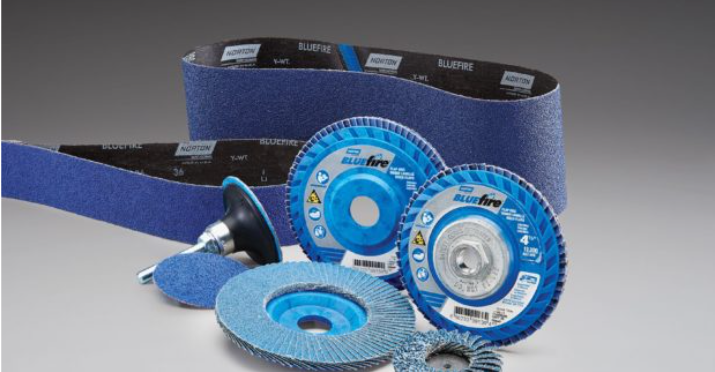 Newly enhanced BlueFire Abrasives grind faster, last longer.