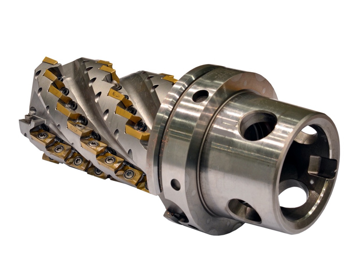 Toolholders with dual face and taper contact like the KM4X integral milling cutter shown here require perfectly clean and smooth surfaces if proper seating is to occur. (Image courtesy of Kennametal)