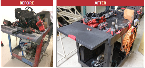 With Rubbermaid&#039;s Heavy-Duty Adaptable Cart everything is organized to the task, saving time and money.
