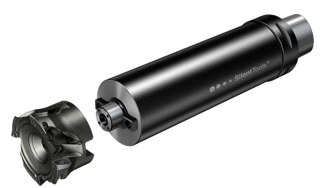 The Silent Tools™ internal damping system consists of a heavy mass supported by rubber spring elements, which creates a counter action to induced vibrations and dramatically reduces them.