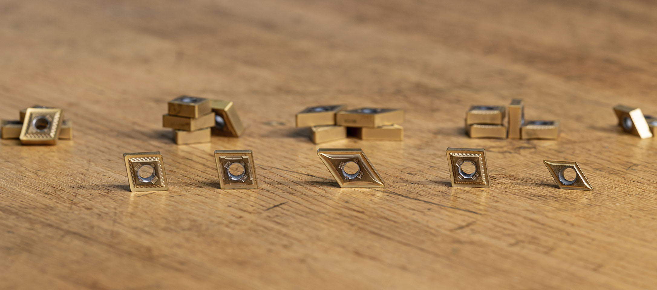 Kennametal’s KCU10B insert offers higher hardness and wear resistance, making it ideal for applications where minimizing abrasive wear is crucial. (Image courtesy of Kennametal)