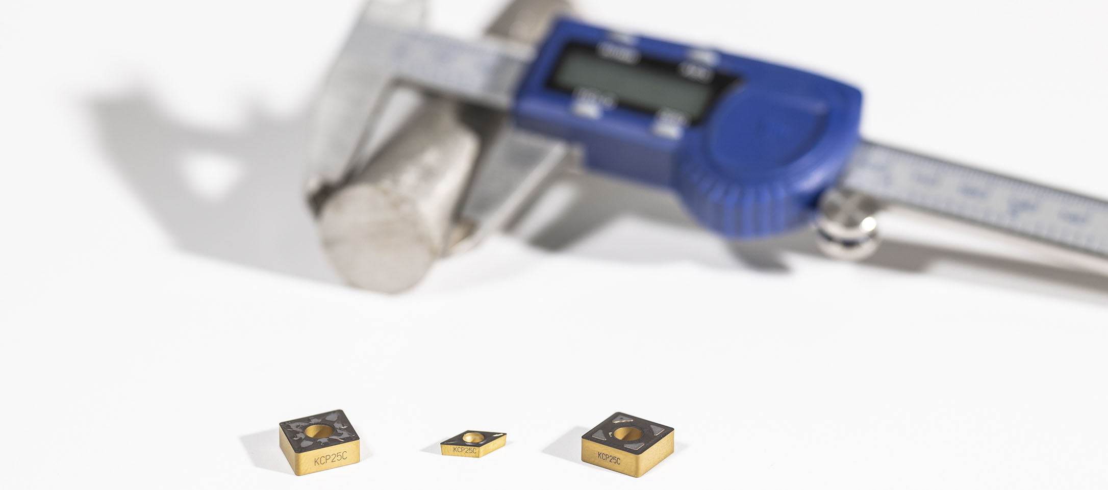 The KCP25C steel turning grade insert is suitable for a wide range of steel turning applications. (Image courtesy of Kennametal)