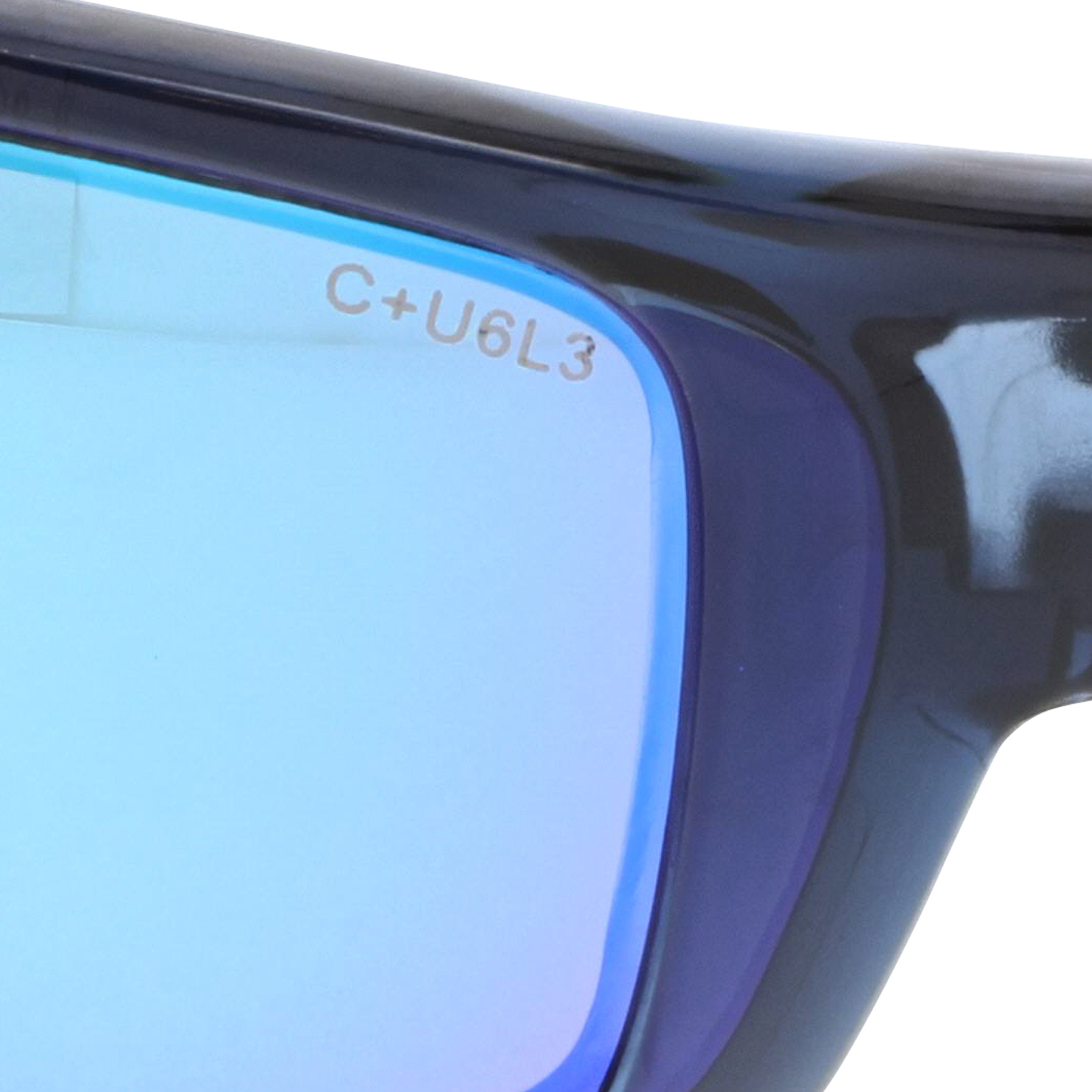An “X” marking on the lens denotes whether a pair of safety glasses has passed the anti-fog test and can resist fogging (image courtesy of MCR Safety)