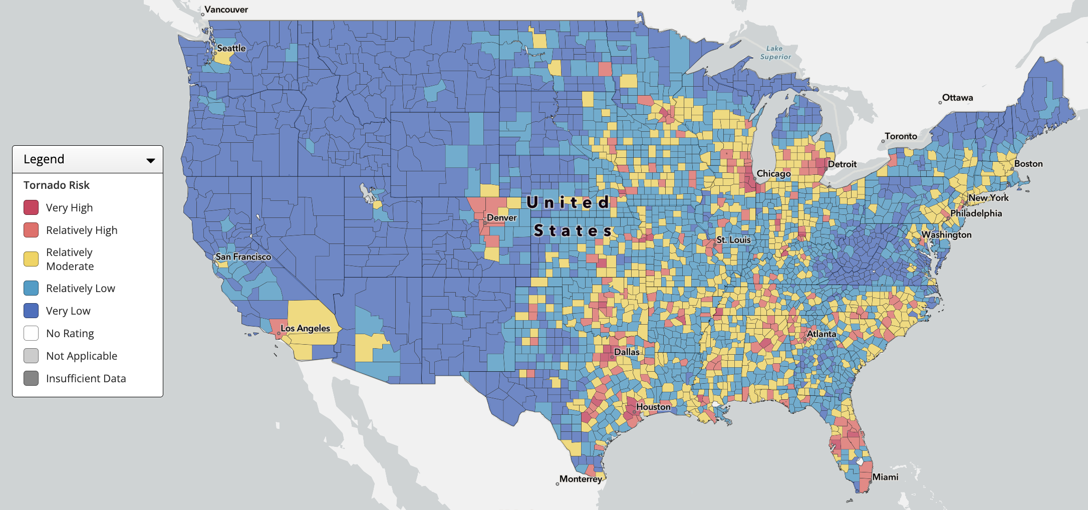 FEMA’s National Risk Index: hazards.fema.gov/nri/map