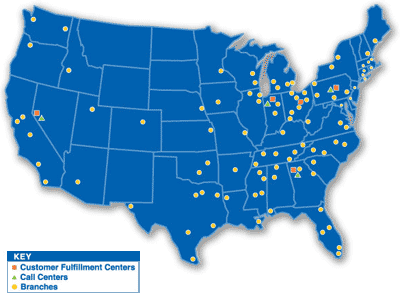 Map of the United States