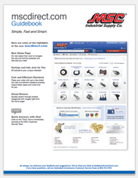 mscdirect.com guidebook