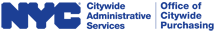 NYC Citywide Administrative Services Office of Citywide Purchasing
